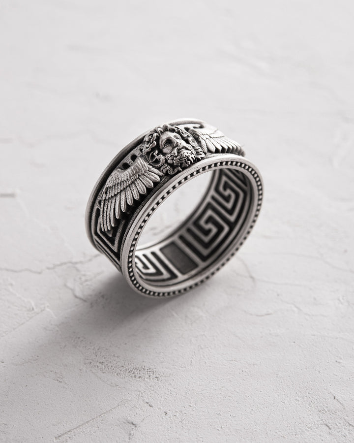Silver ring ZEUS - GREEK GOD