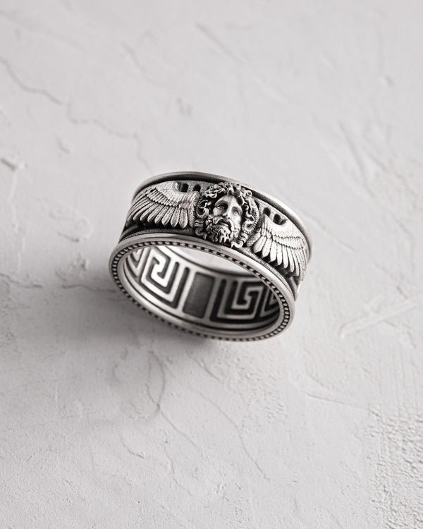 Silver ring ZEUS - GREEK GOD