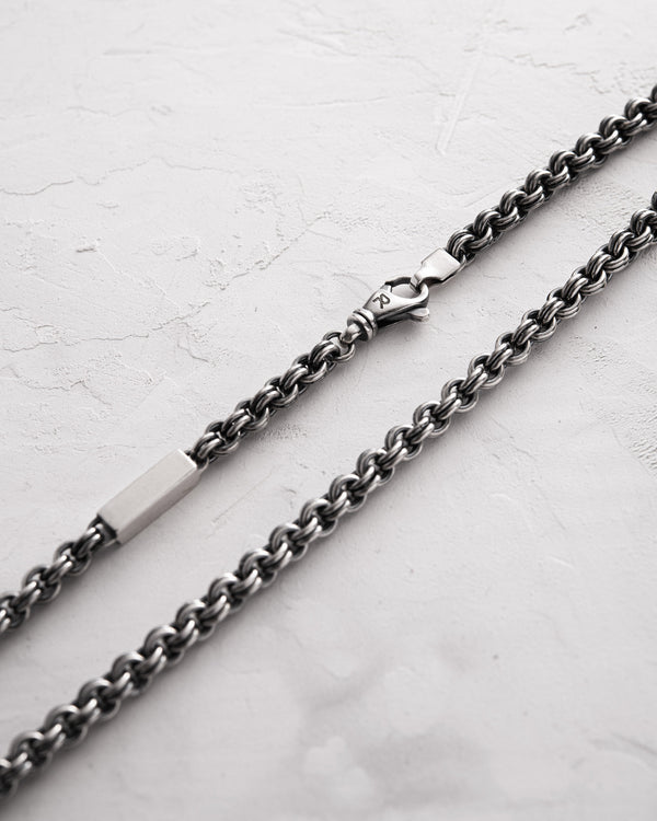 Chaîne en argent CORDE MARINE