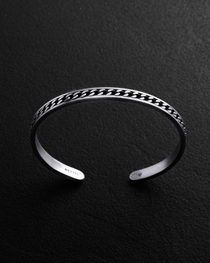 Silver bangle VIRTUS
