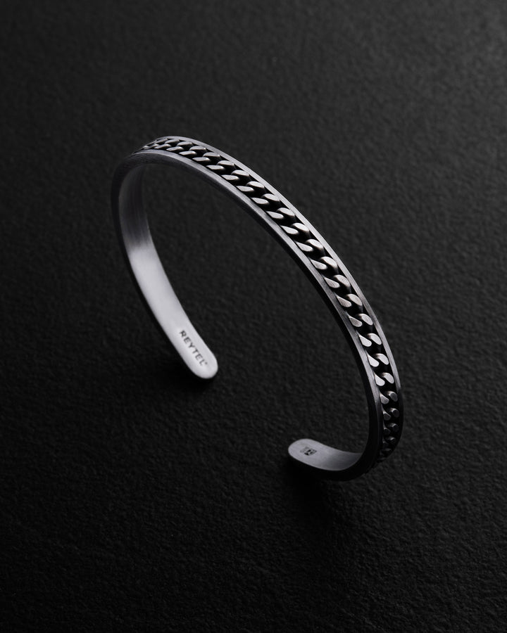 Silver bangle VIRTUS