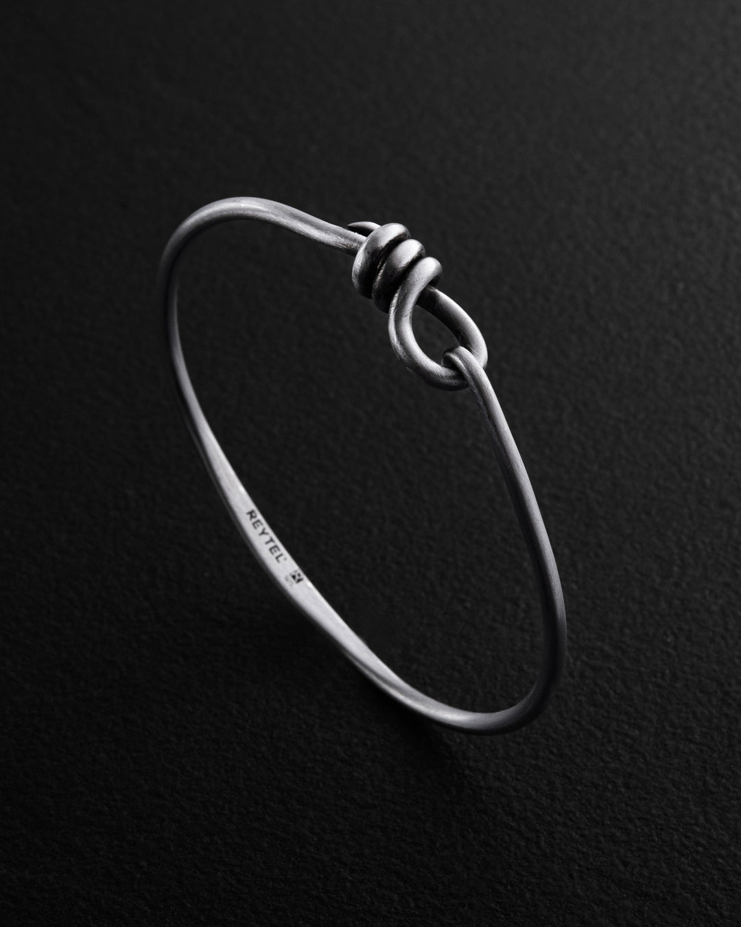 Silver bangle BOUCLE