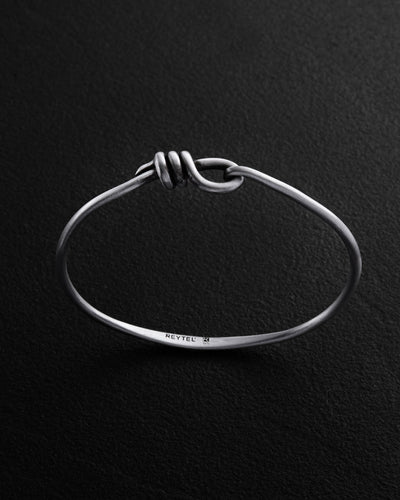 Silver bangle BOUCLE