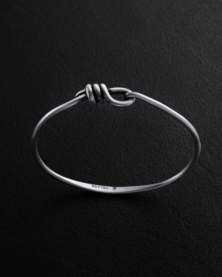 Silver bangle BOUCLE