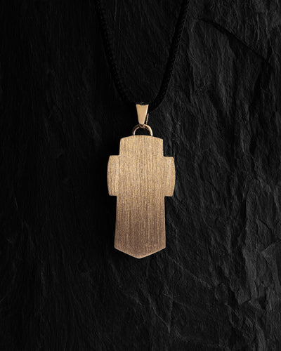 Cross ARCHANGEL MICHAEL (14k yellow gold)