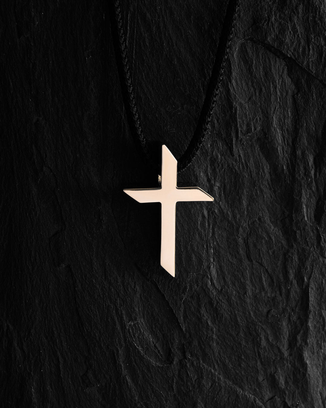 Cross EX FIDEI (14k yellow gold)