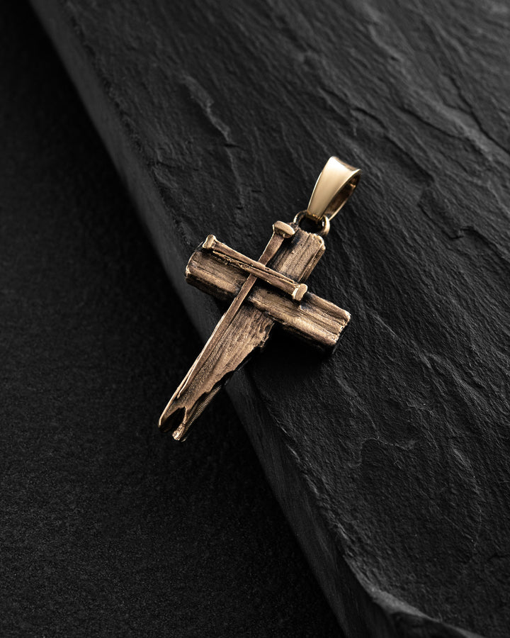 Cross TITLES CRUCIS (14k yellow gold)