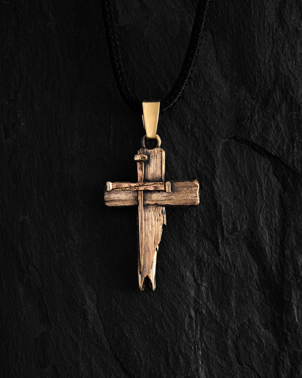 Cross TITLES CRUCIS (14k yellow gold)