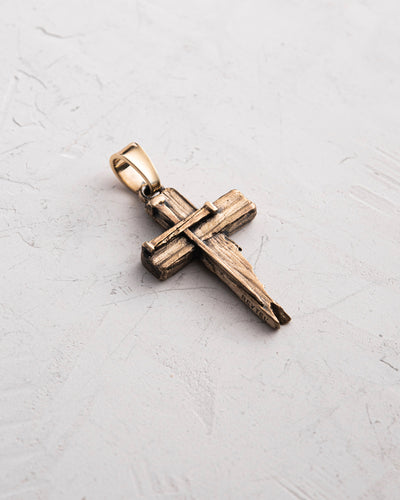 Cross TITLES CRUCIS (14k yellow gold)