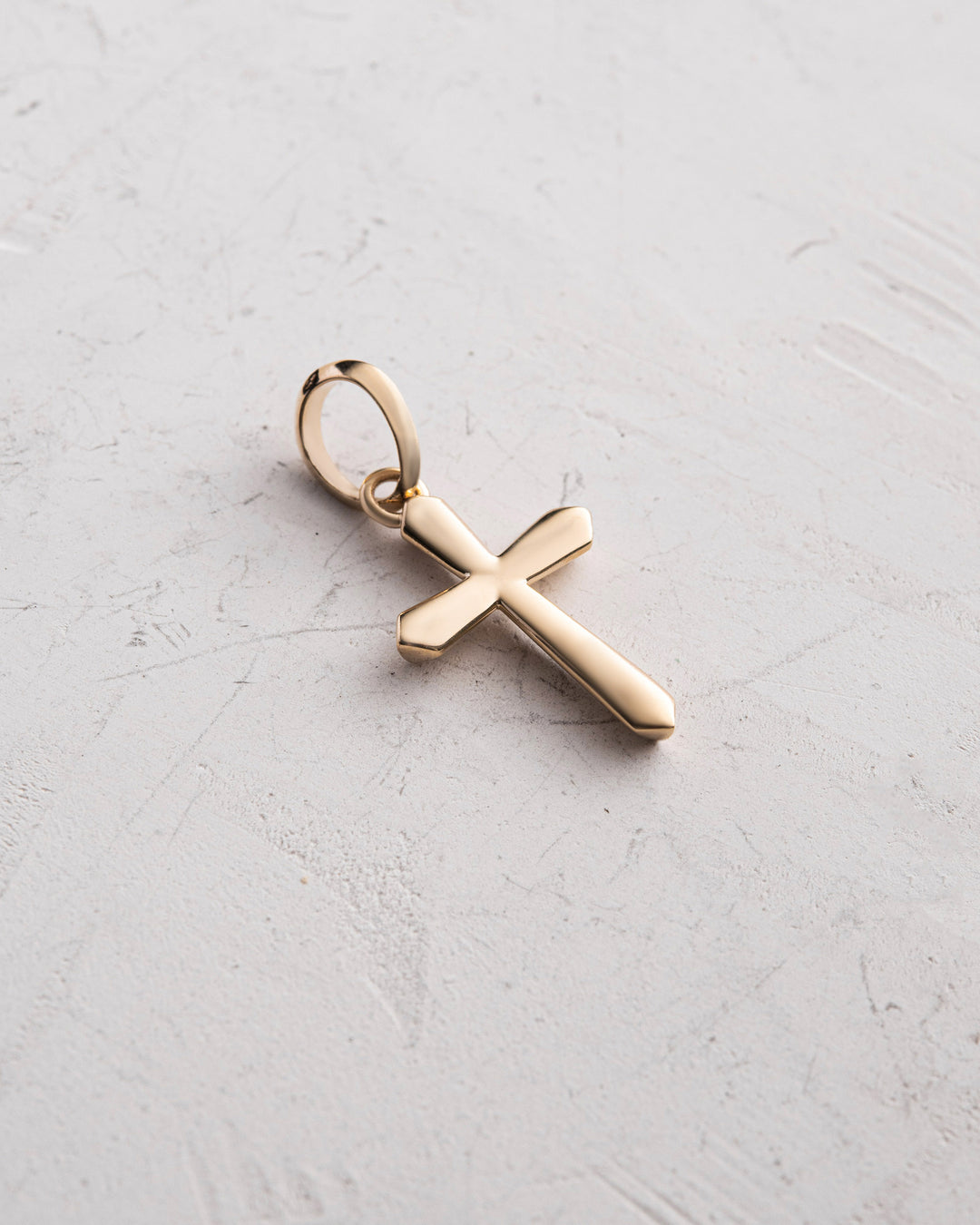 Cross GLAUBE (14k yellow gold)