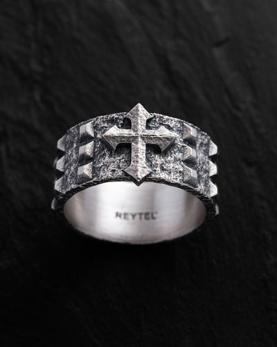 Silver ring ROSARIUM