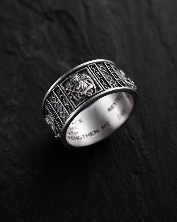 Bague en argent Protection des Archanges