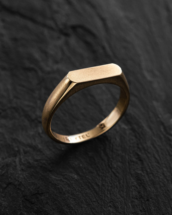 Anello STROM (oro giallo 14k)