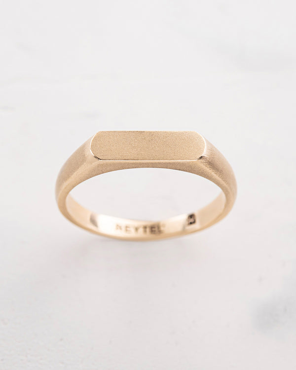 Anello STROM (oro giallo 14k)