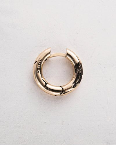 Earring - ring KLETTUR (14k yellow gold)