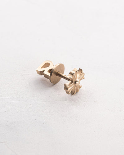 Mono earring CROIX DES TEMPLIERS (14k yellow gold)