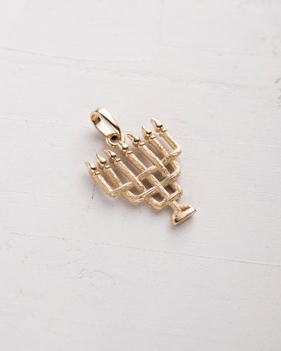 Pendant MENORAH (14k yellow gold)