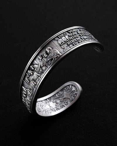 Silver bangle THE LAST SUPPER