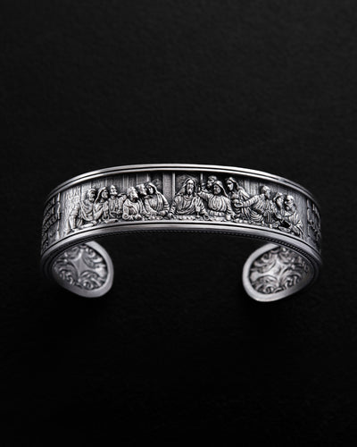 Silver bangle THE LAST SUPPER