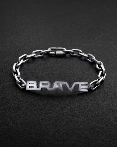 Silver bracelet BRAVE