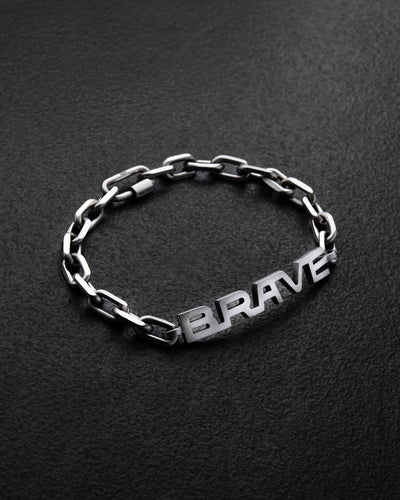 Silver bracelet BRAVE