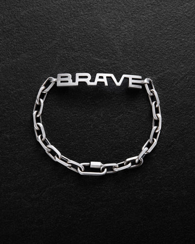 Silver bracelet BRAVE