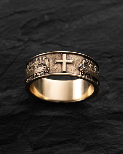 Ring DA VINCI’S LEGACY (14k yellow gold)