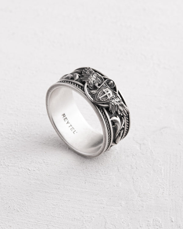 Silver ring SAINT MICHAEL