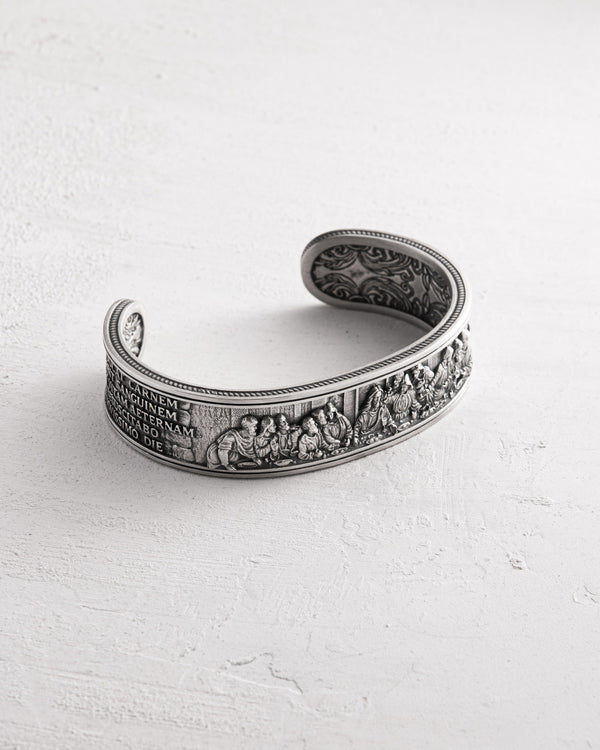 Silver bangle THE LAST SUPPER