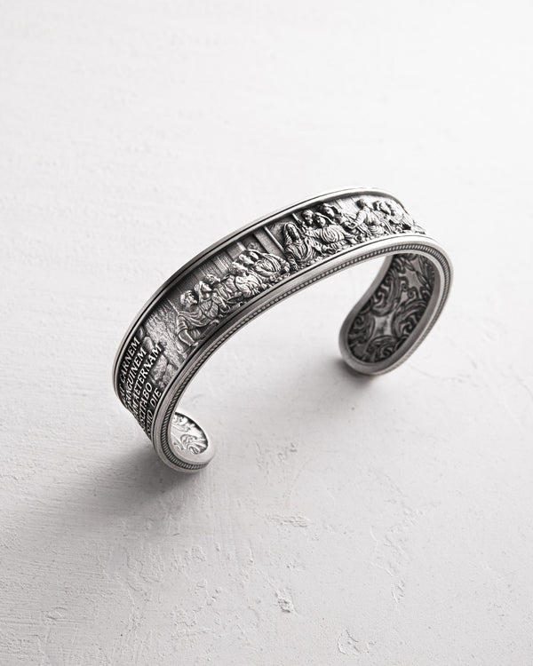 Silver bangle THE LAST SUPPER