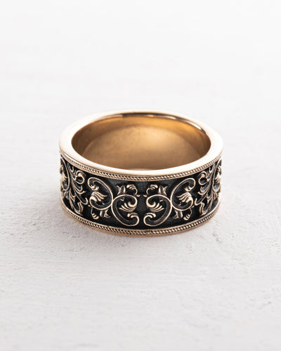 Ring ARCHANGEL MICHAEL (14k yellow gold)