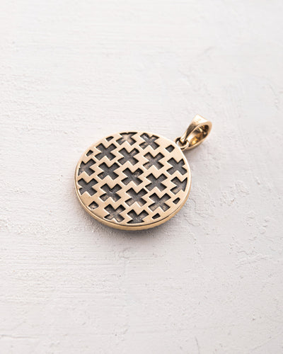 Pendant SAINT GEORGE (14k yellow gold)