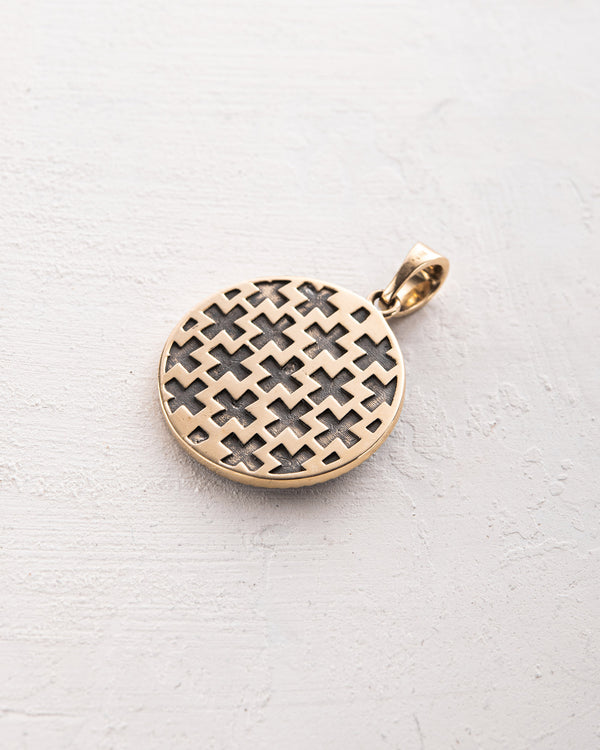 Pendant SAINT GEORGE (14k yellow gold)