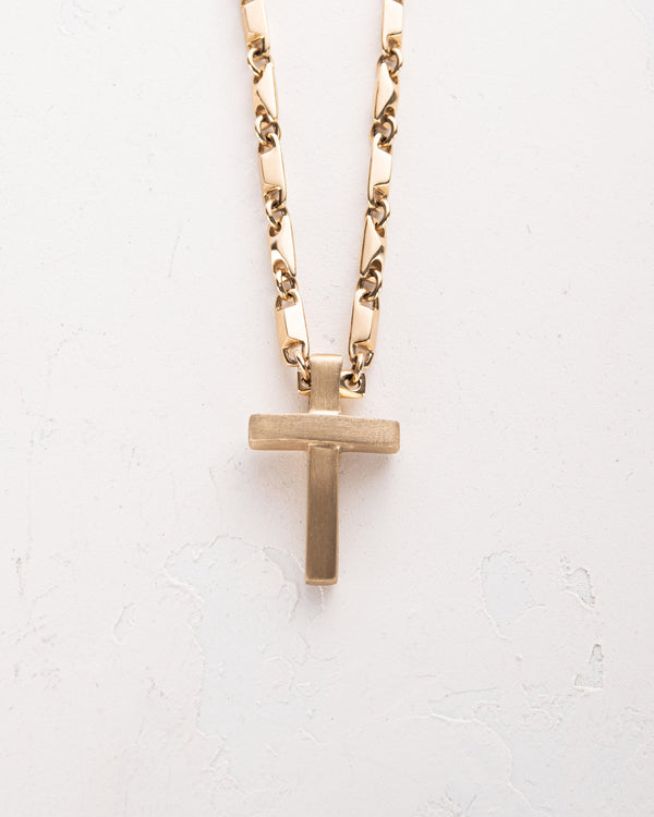 Cross MINIMAL (14k yellow gold)