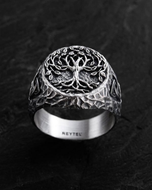 Silver ring YGGDRASIL - TREE OF LIFE