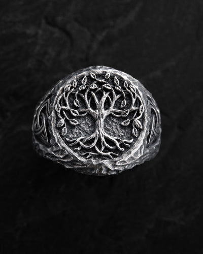 Silver ring YGGDRASIL - TREE OF LIFE