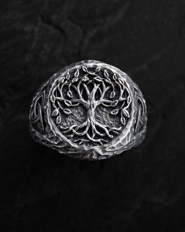 Silver ring YGGDRASIL - TREE OF LIFE
