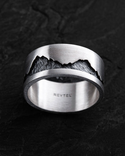 Silver ring MOUNTAINS