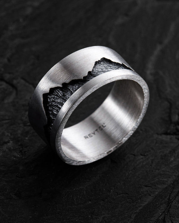 Silver ring MOUNTAINS
