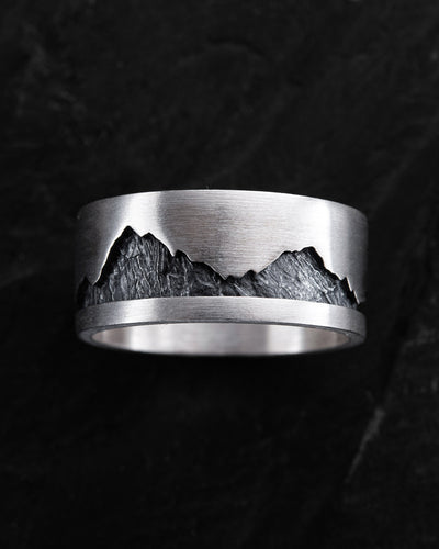 Silver ring MOUNTAINS