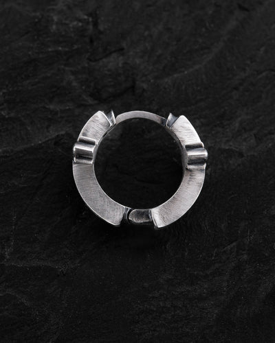 Silver hoop earring VERITA