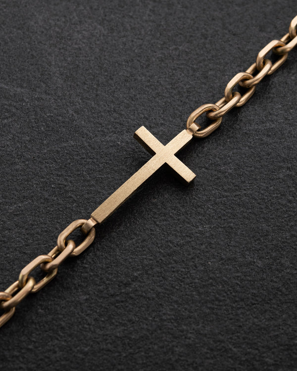 Bracelet STRENGTH OF FAITH (14k yellow gold)