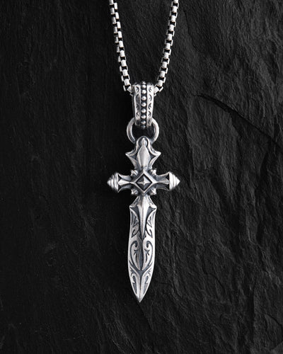 Silver pendant DAGGER
