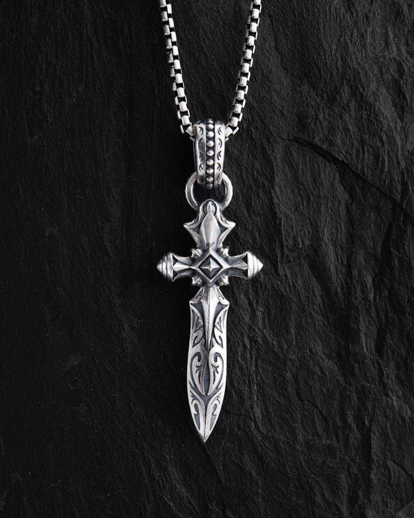 Silver pendant DAGGER