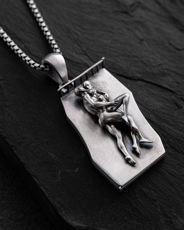 Silver pendant IN BED