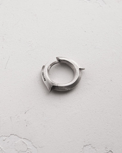Silver hoop earring IGNEO