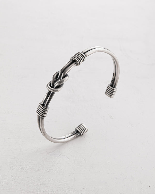 Silver bangle NODUS