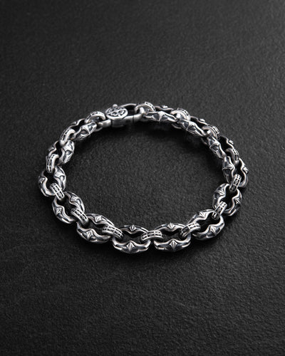 Silver bracelet INITIUM ET FINIS