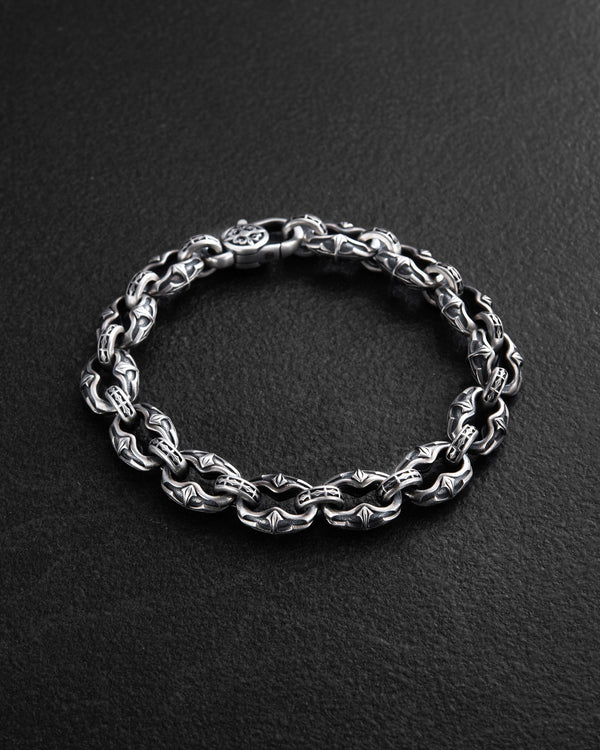 Silver bracelet INITIUM ET FINIS