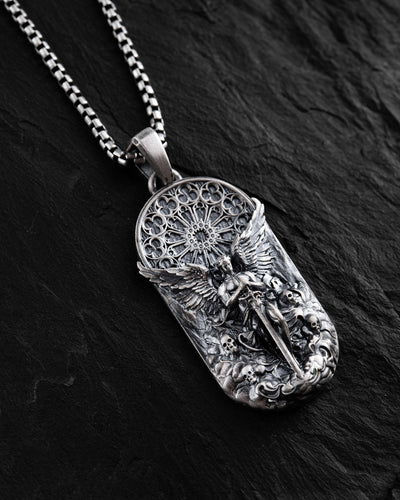 Silver pendant SAINT MICHAEL